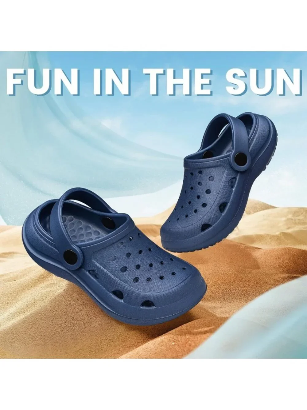 Unisex Kids Clogs - Cartoon Garden Slides, Beach Sandals & Indoor/Outdoor